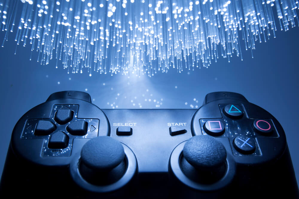 Game controller and blue light